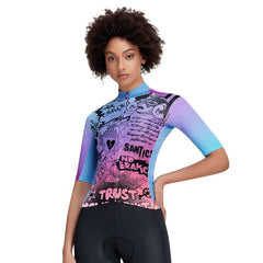 Santic Flowers Women's jersey Santic