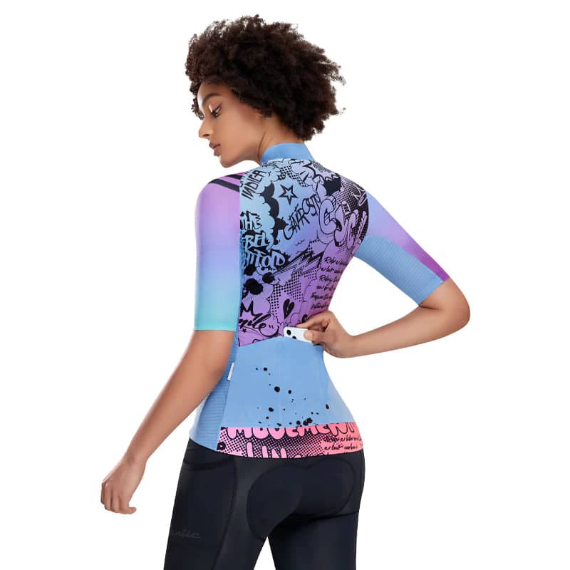 Santic Flowers Women's jersey Santic