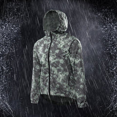 Santic Watson Reflective Cycling Rain Jacket
