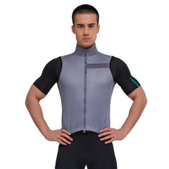 Santic Gray Isgo Men's Windproof Gilet