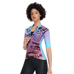 Santic Flowers Women's jersey Santic
